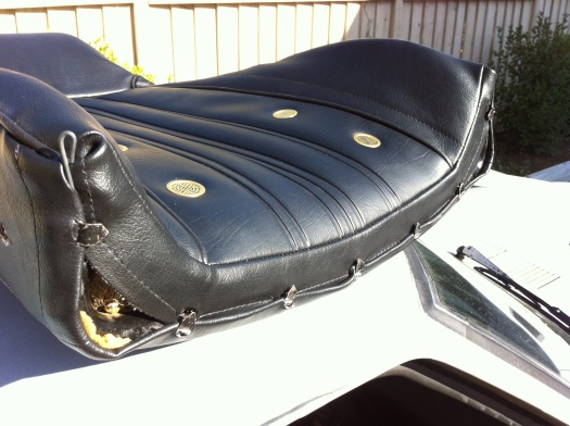 1976 280z seat cover - completed